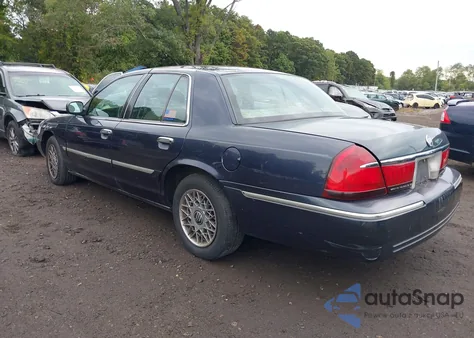 2000 Mercury Grand Marquis Gs из США, поврежденный, VIN 2MEFM74W4YX654288